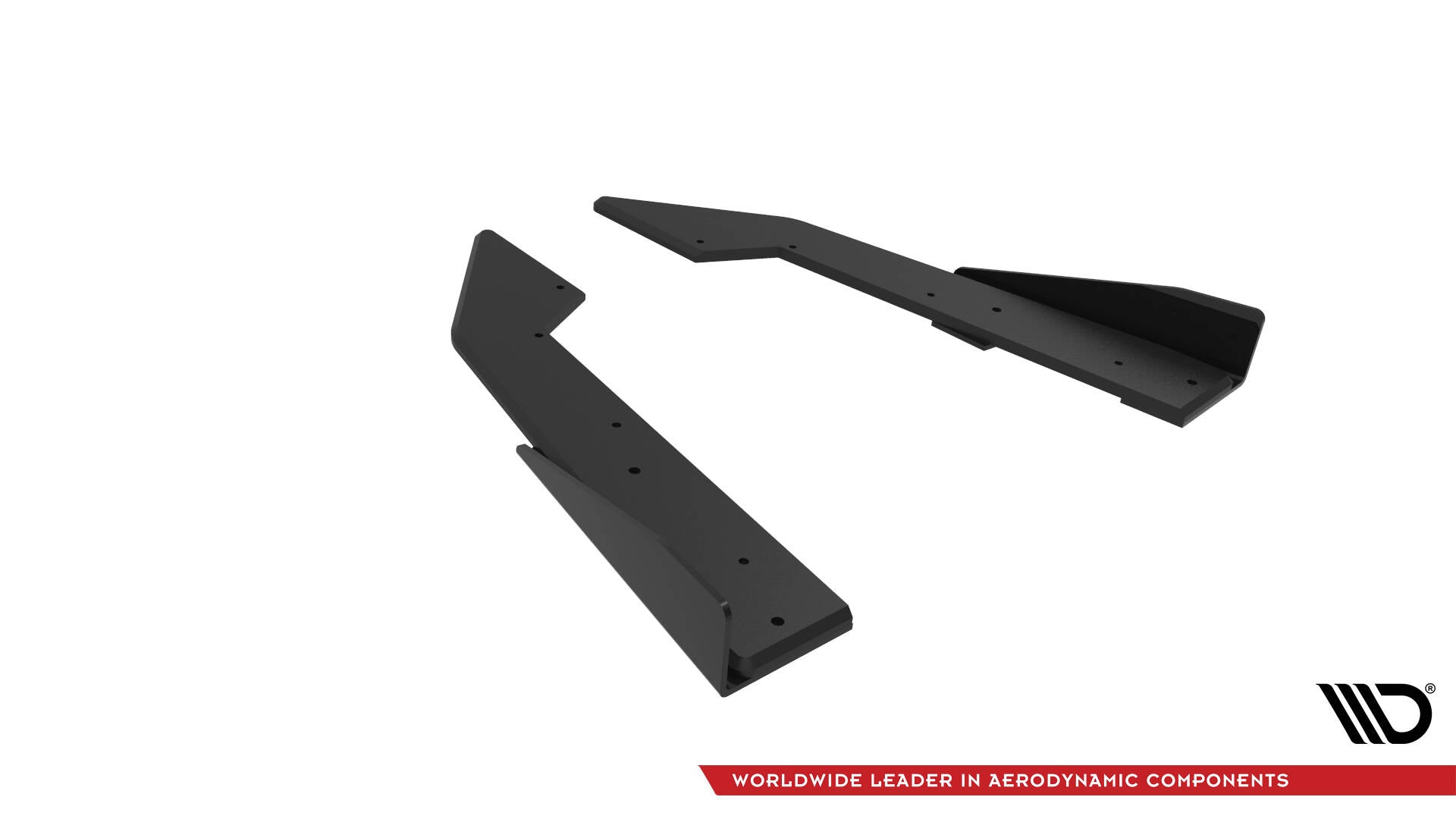 Street pro rear side splitters + flaps ford mustang gt mk7