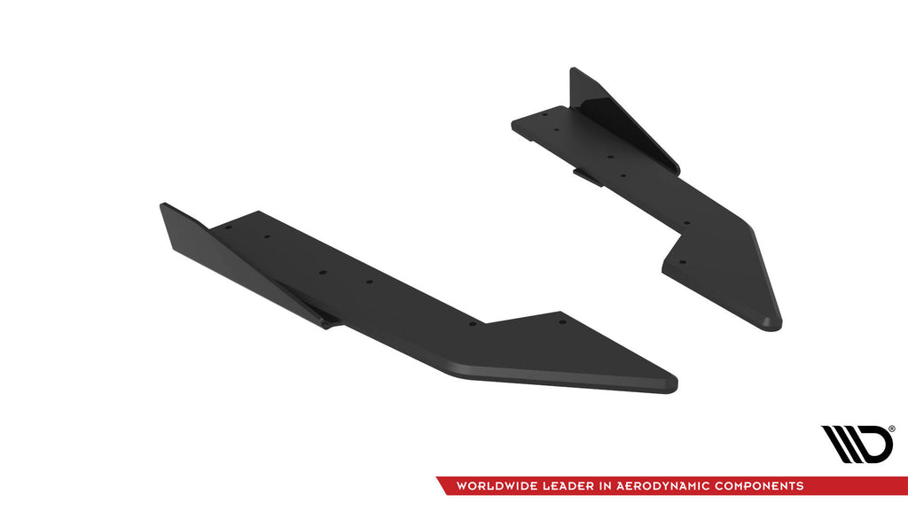 Street pro rear side splitters + flaps ford mustang gt mk7