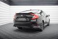 Street pro rear side splitters + flaps honda civic mk10