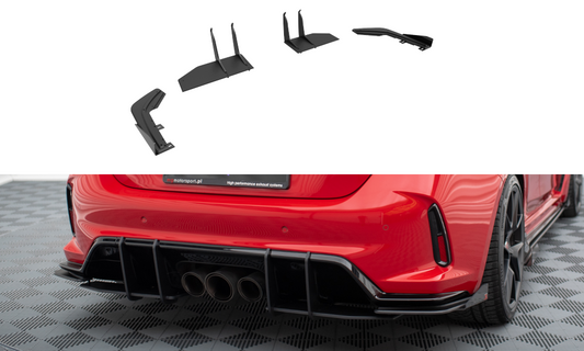 Street pro rear side splitters + flaps honda civic type-r mk 11