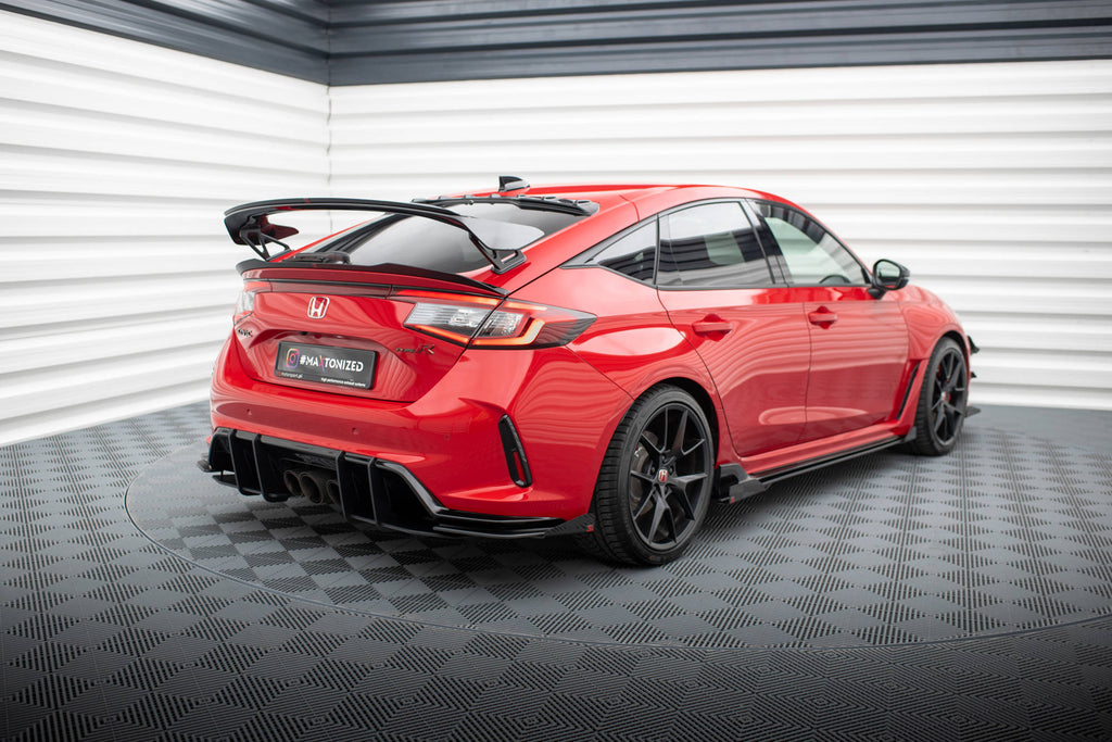 Street pro rear side splitters + flaps honda civic type-r mk 11
