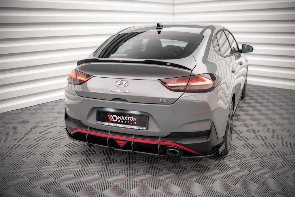 Street pro rear side splitters + flaps hyundai i30 fastback n-line mk3 facelift