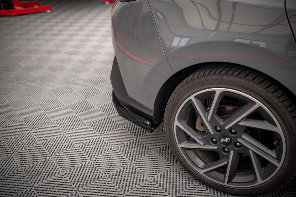 Street pro rear side splitters + flaps hyundai i30 fastback n-line mk3 facelift
