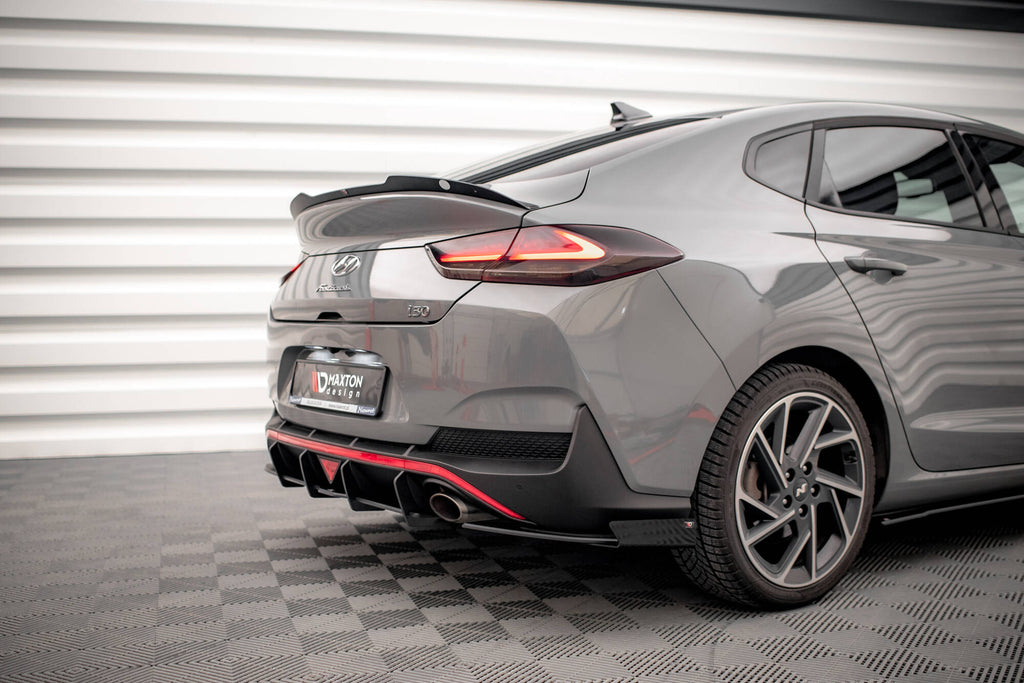 Street pro rear side splitters + flaps hyundai i30 fastback n-line mk3 facelift