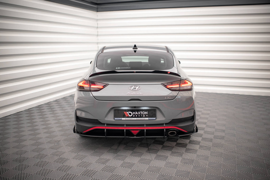 Street pro rear side splitters + flaps hyundai i30 fastback n-line mk3 facelift