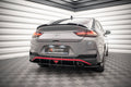 Street pro rear side splitters + flaps hyundai i30 fastback n-line mk3 facelift