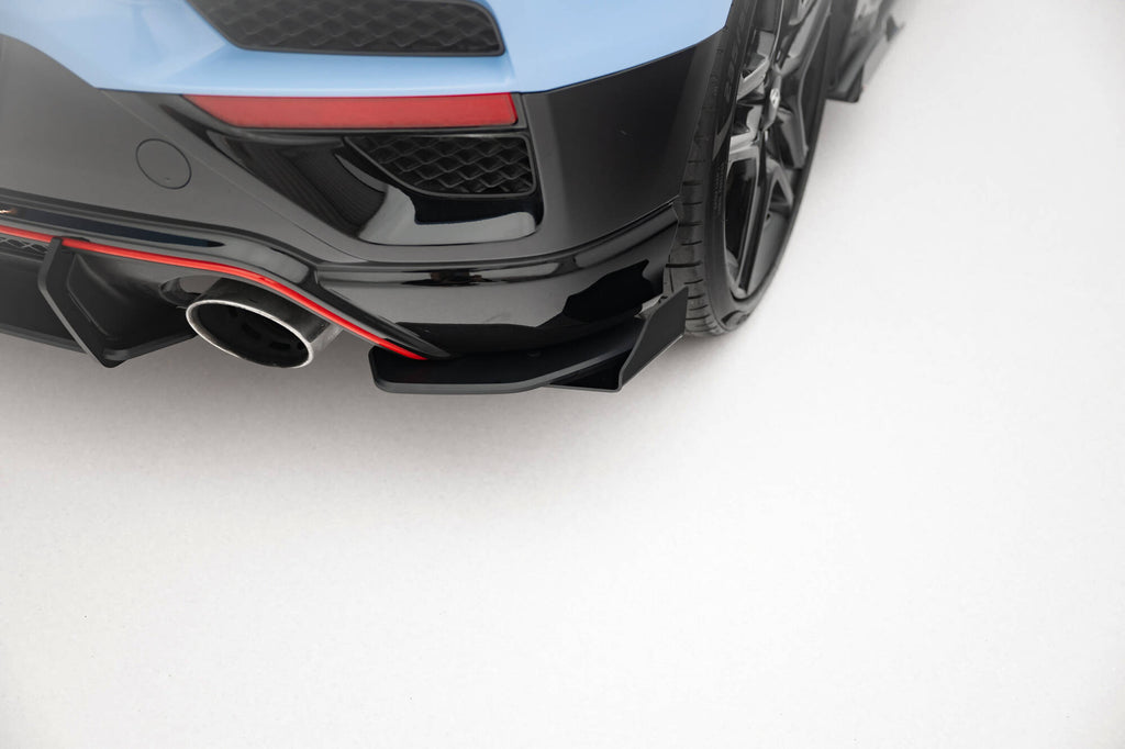 Street pro rear side splitters + flaps hyundai veloster n mk2