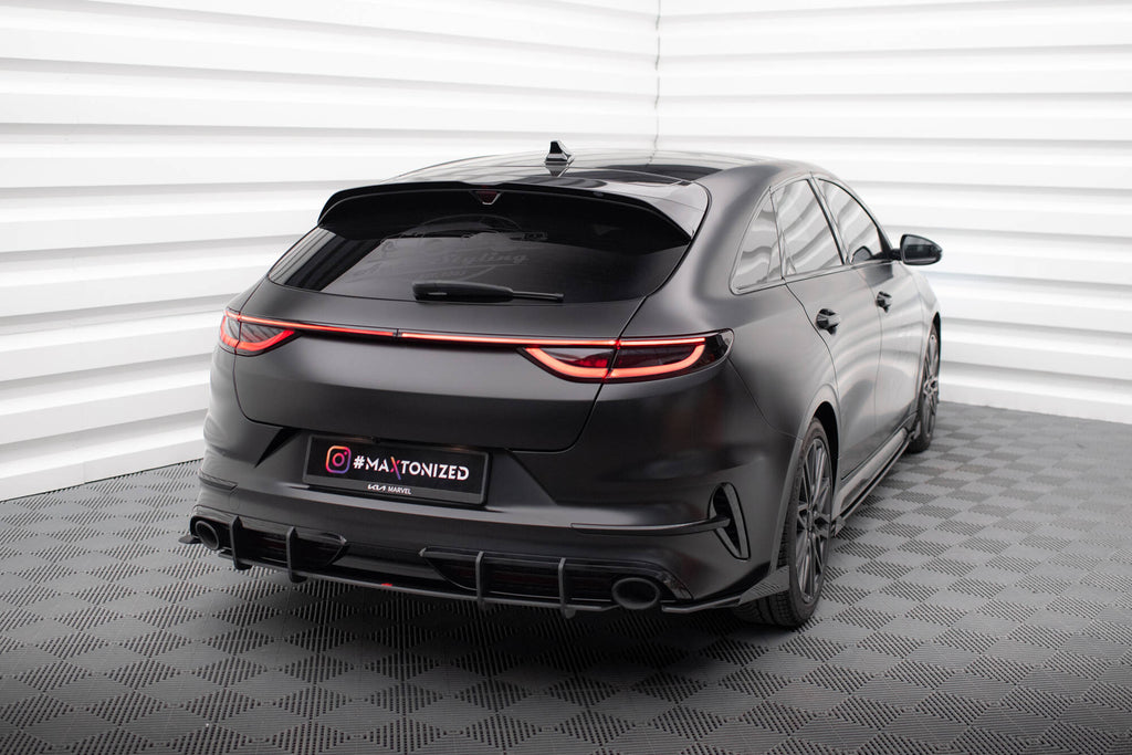 Street pro rear side splitters + flaps kia proceed gt mk1 facelift