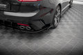 Street pro rear side splitters + flaps kia stinger gt / gt-line  mk1