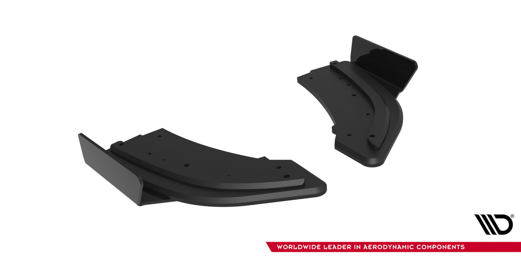 Street pro rear side splitters + flaps mazda 3 mps mk1 eu version