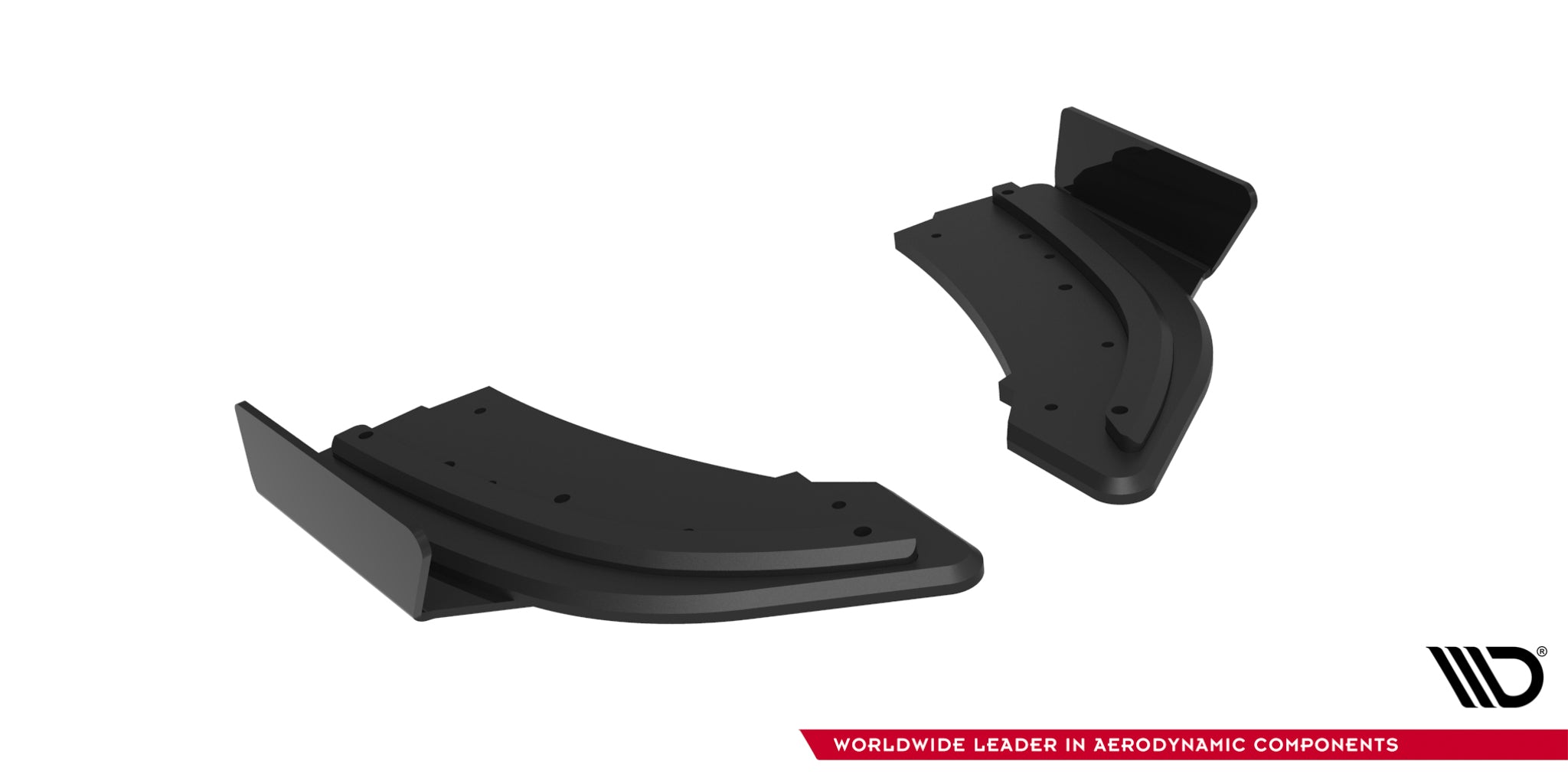 Street pro rear side splitters + flaps mazda 3 mps mk1 eu version