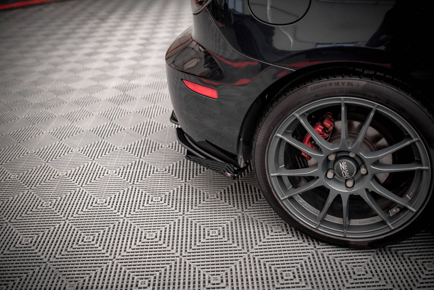 Street pro rear side splitters + flaps mazda 3 mps mk1 us-spec version