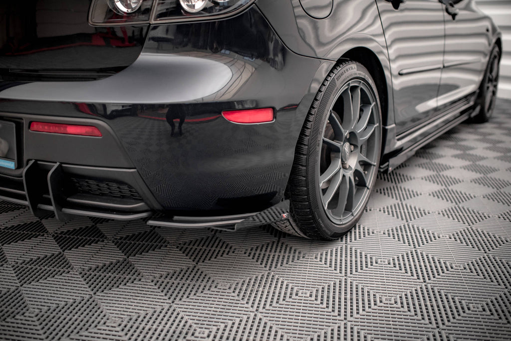 Street pro bakside splittere + klaffer mazda 3 mps mk1 us-spec versjon
