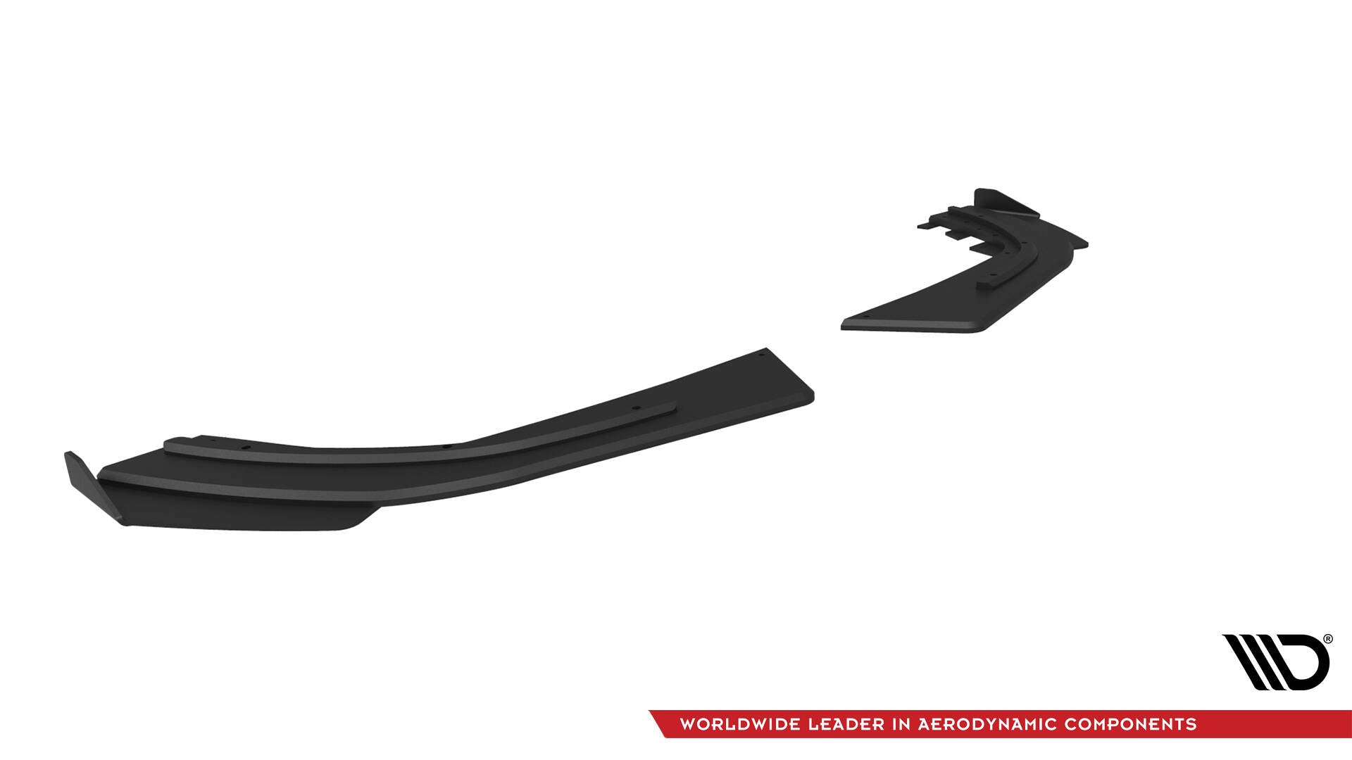 Street pro rear side splitters + flaps mercedes-amg a35 hatchback w177
