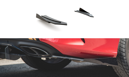 Street pro rear side splitters + flaps mercedes-amg c43 coupe c205