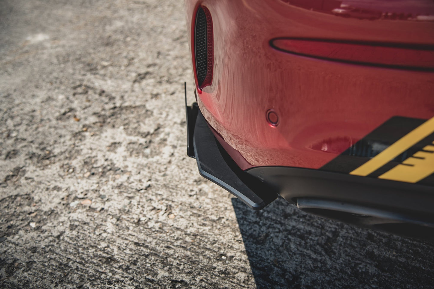 Street pro rear side splitters + flaps mercedes-amg c43 coupe c205