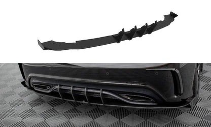 Street pro rear side splitters + flaps mercedes-benz a amg-line w176 facelift