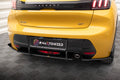 Street pro rear side splitters + flaps peugeot 208 gt mk2