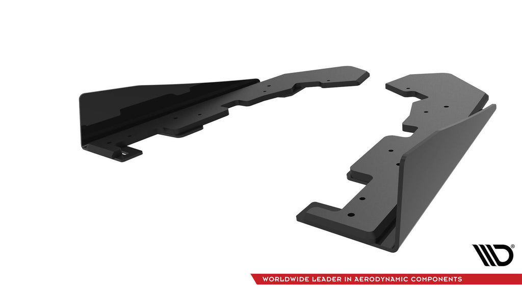 Street pro rear side splitters + flaps subaru wrx sti mk1