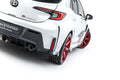 Street pro rear side splitters + flaps toyota gr corolla mk12