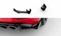 Street pro rear side splitters + flaps vw golf 7 r facelift
