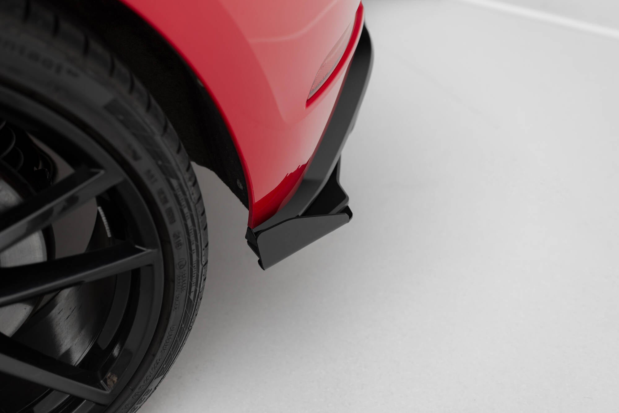Street pro rear side splitters + flaps vw golf 7 r facelift