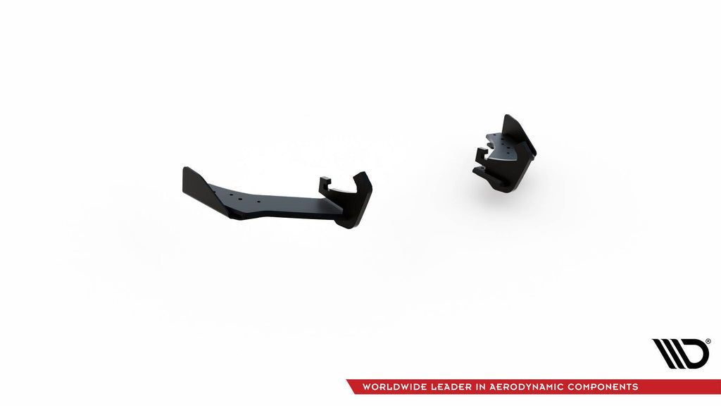 Street pro rear side splitters + flaps vw golf 7 r facelift
