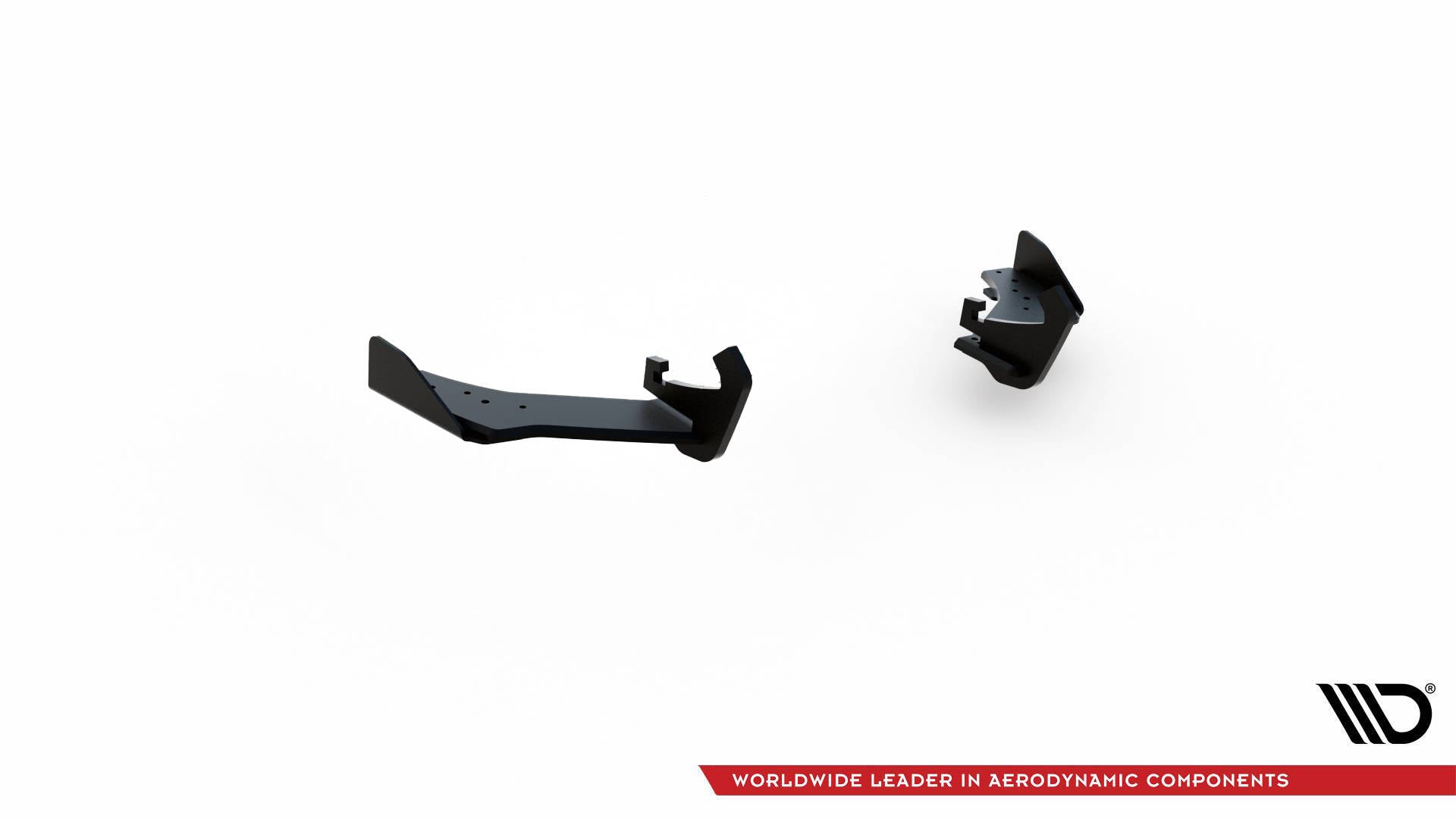 Street pro rear side splitters + flaps vw golf 7 r facelift