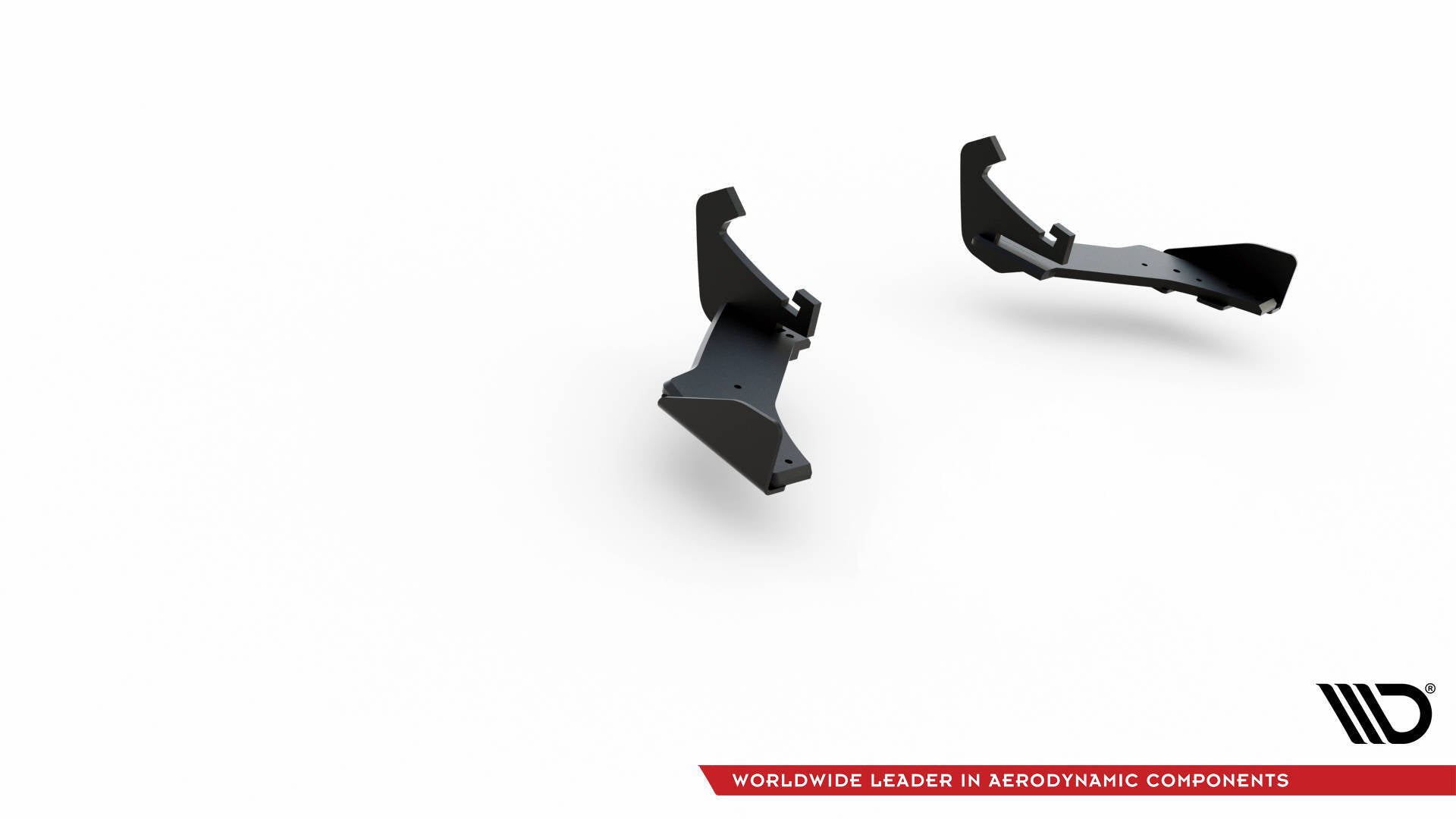Street pro rear side splitters + flaps vw golf 7 r facelift