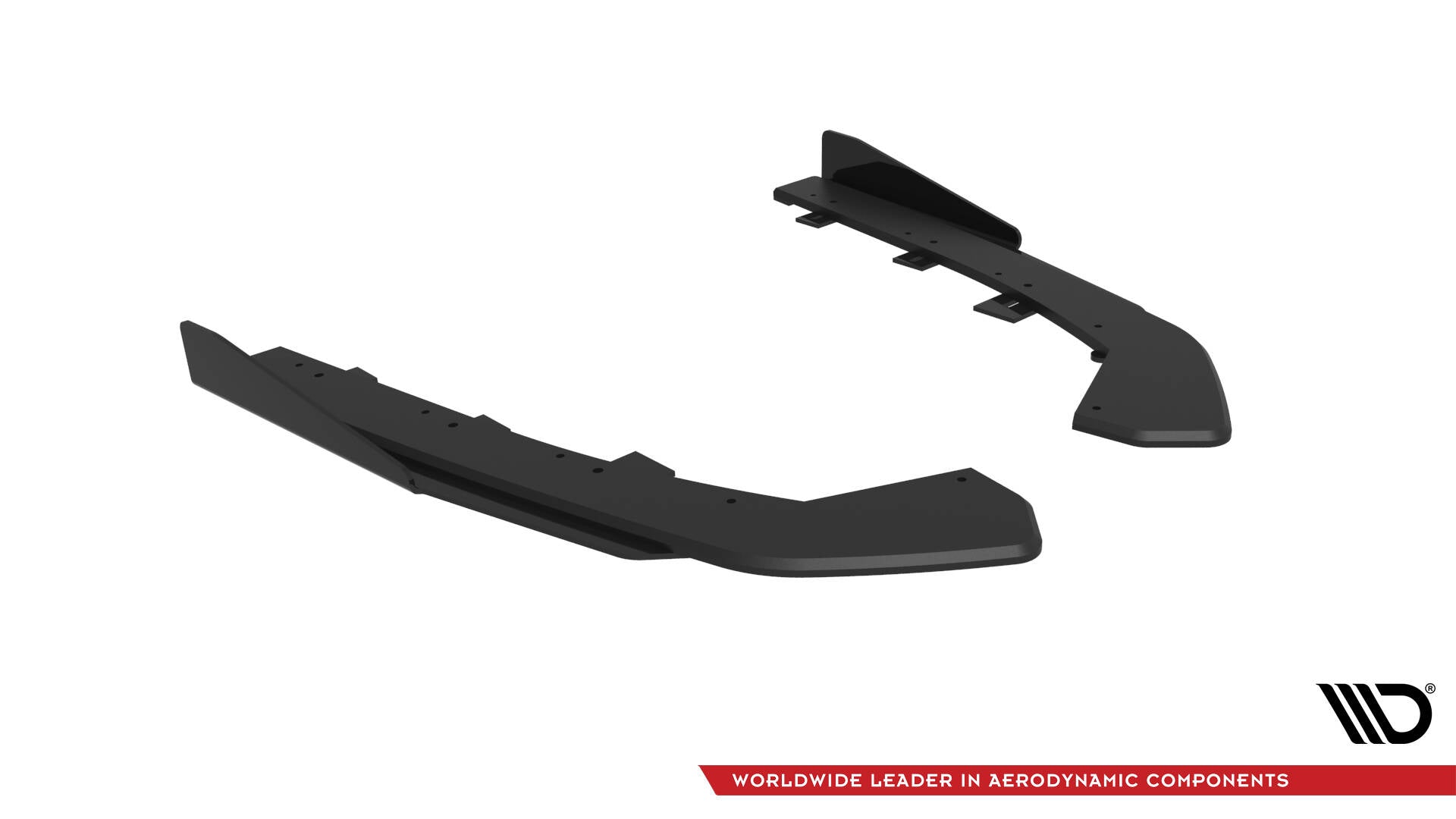 Street pro rear side splitters + flaps volkswagen jetta gli mk7