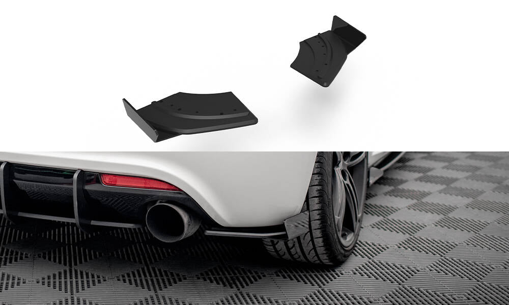 Street pro rear side splitters + flaps volkswagen scirocco r mk3