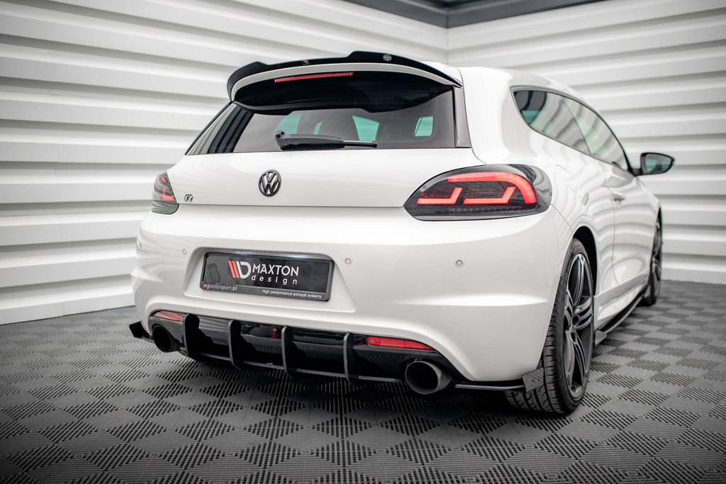 Street pro rear side splitters + flaps volkswagen scirocco r mk3