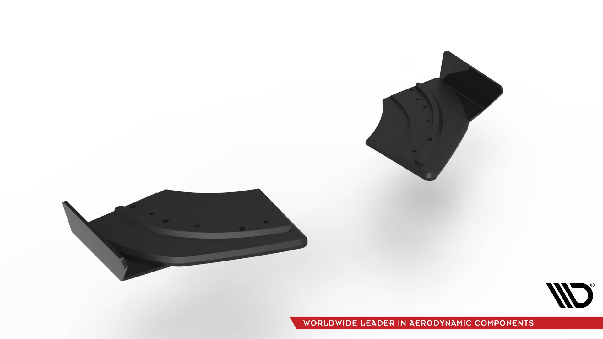 Street pro rear side splitters + flaps volkswagen scirocco r mk3