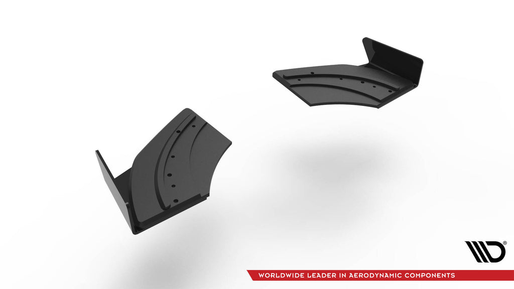 Street pro rear side splitters + flaps volkswagen scirocco r mk3