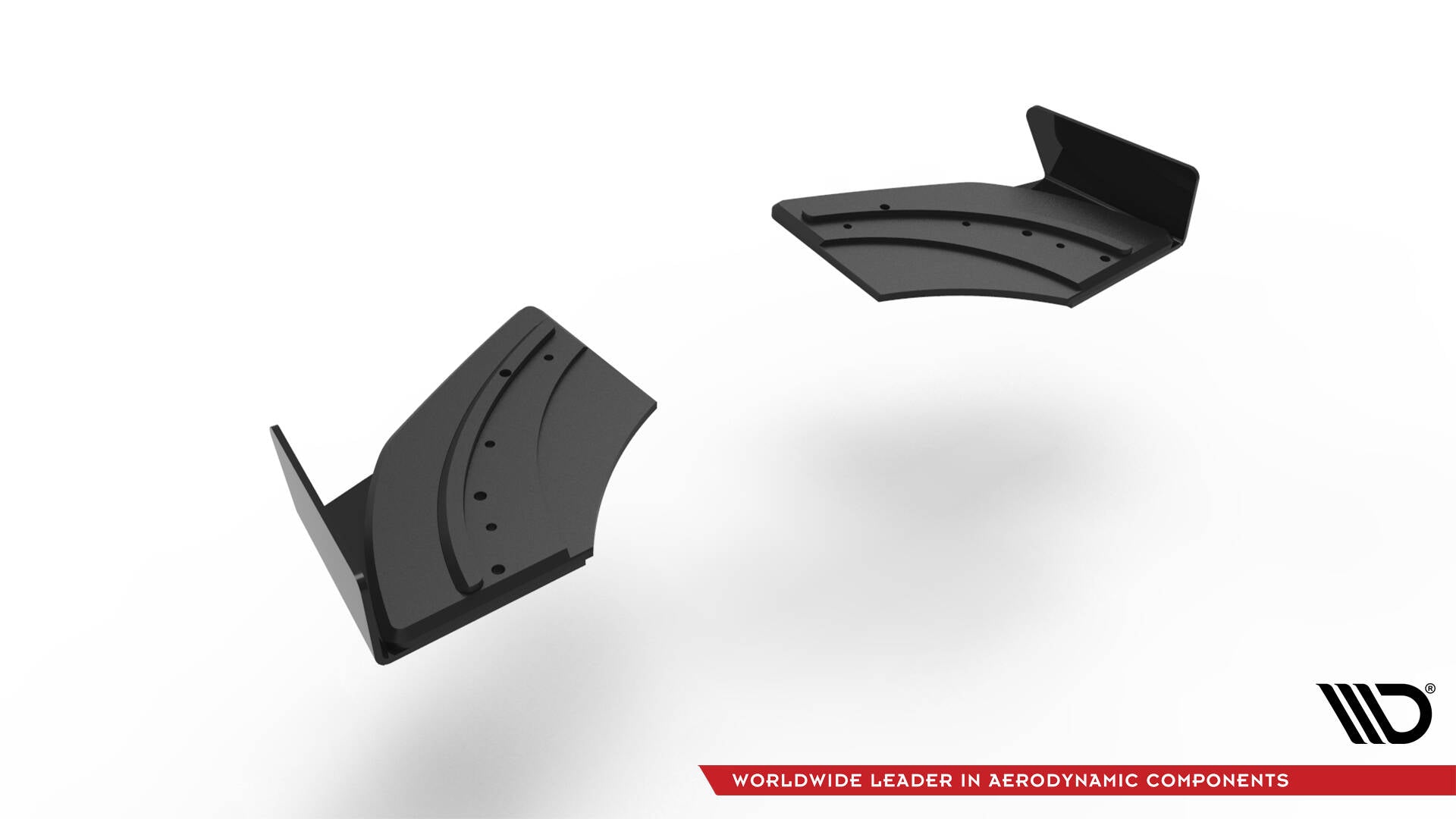 Street pro rear side splitters + flaps volkswagen scirocco r mk3