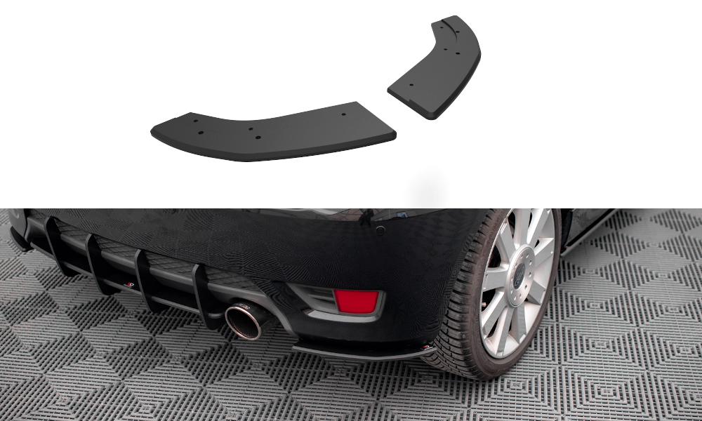 Street pro rear side splitters ford fiesta st mk6