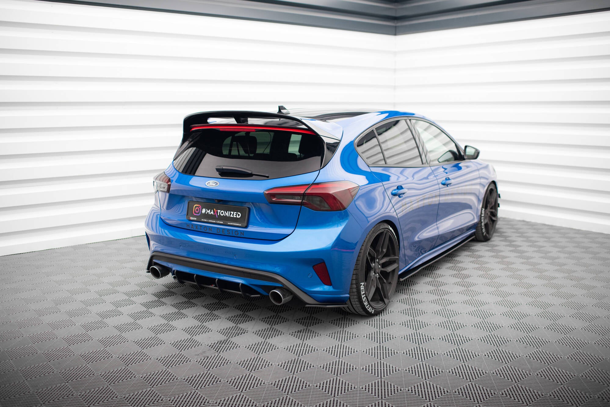 Street pro rear side splitters ford focus st mk4