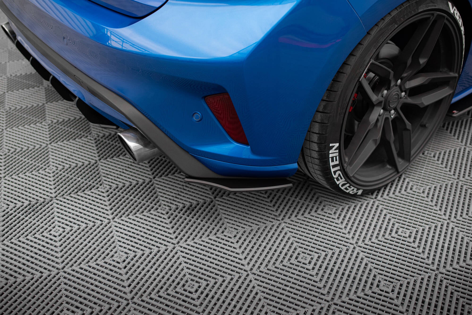 Street pro rear side splitters ford focus st mk4