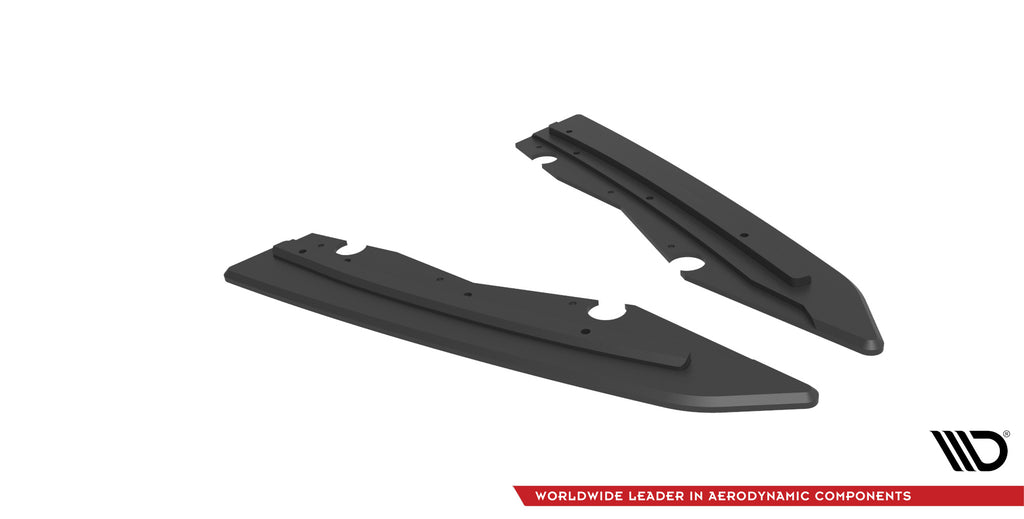 Street Pro Rear Side Splitters Ford Mondeo Sport MK5 Facelift / Fusion Sport MK2 Facelift