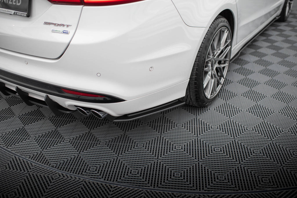 Street Pro Rear Side Splitters Ford Mondeo Sport MK5 Facelift / Fusion Sport MK2 Facelift