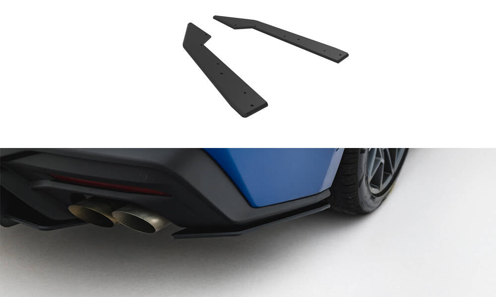 Street Pro Rear Side Splitters Ford Mustang GT MK7
