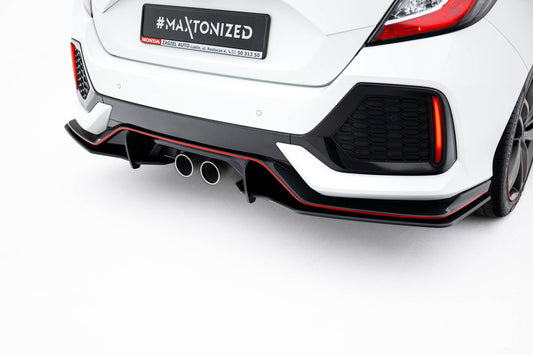 Street pro rear side splitters honda civic sport mk 10