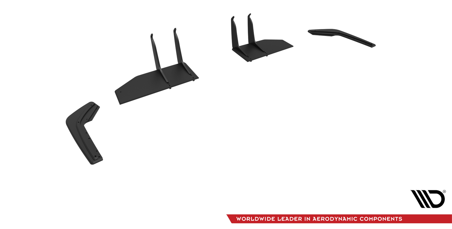 Street pro rear side splitters honda civic type-r mk 11