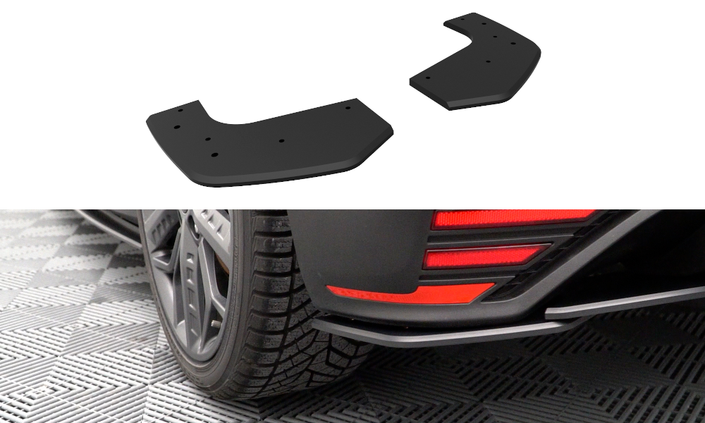 Street pro rear side splitters hyundai i20 n mk3