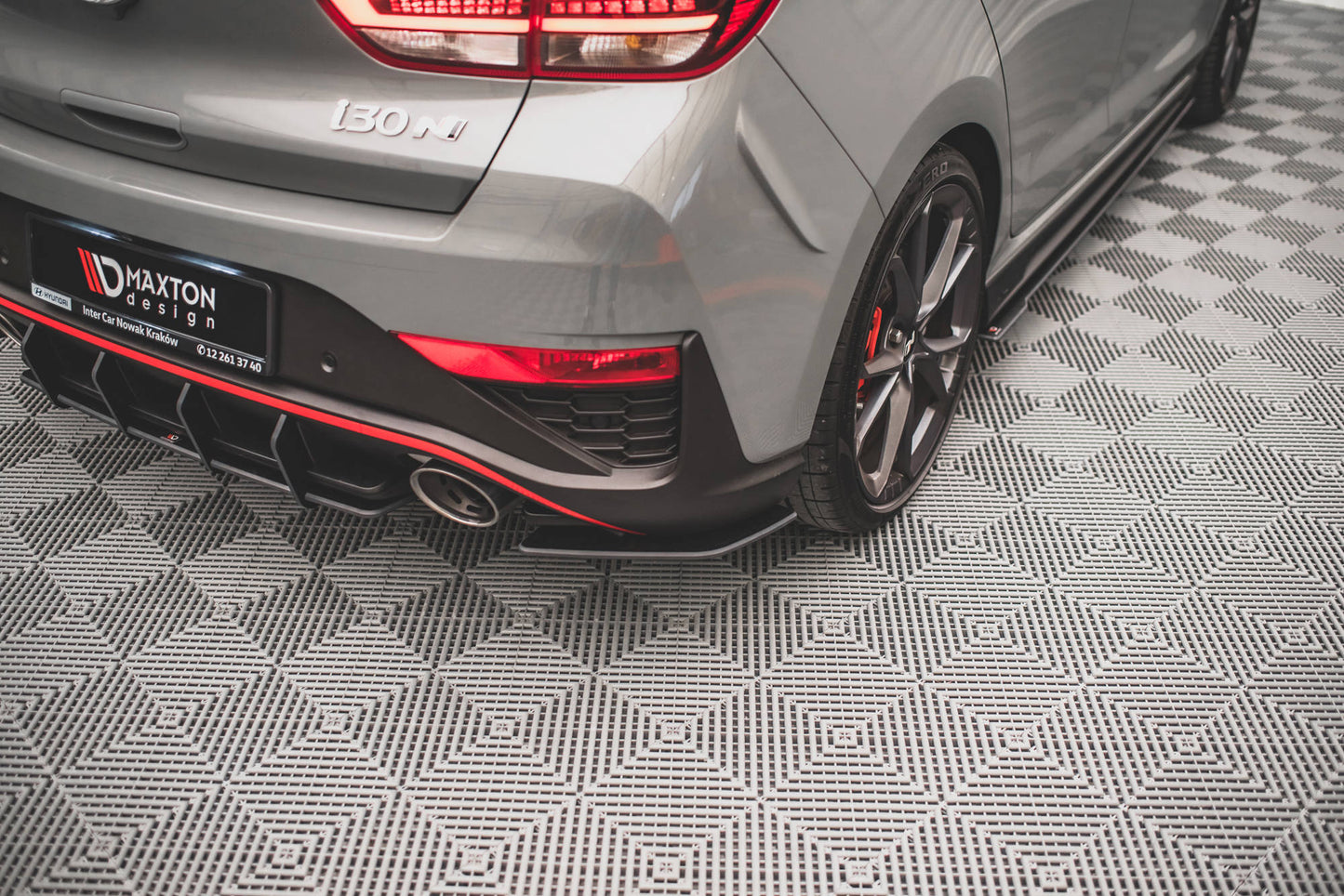 Street pro rear side splitters hyundai i30 n hatchback mk3 facelift