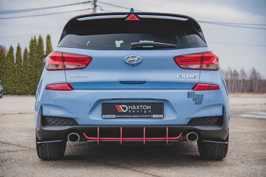 Street pro rear side splitters hyundai i30 n mk3 hatchback