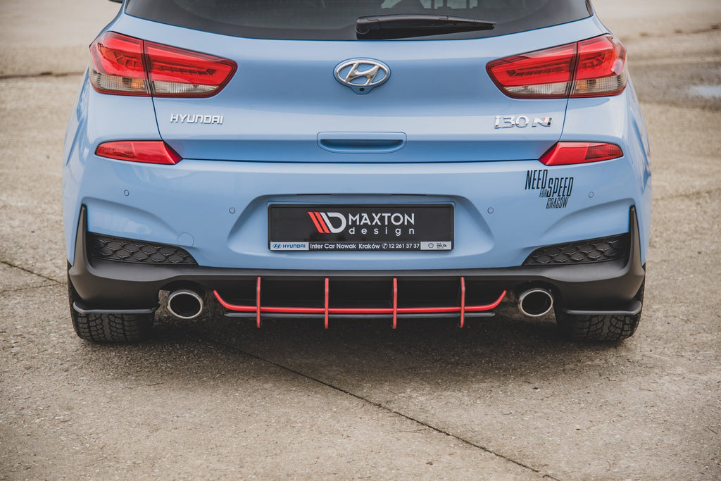 Street pro rear side splitters hyundai i30 n mk3 hatchback