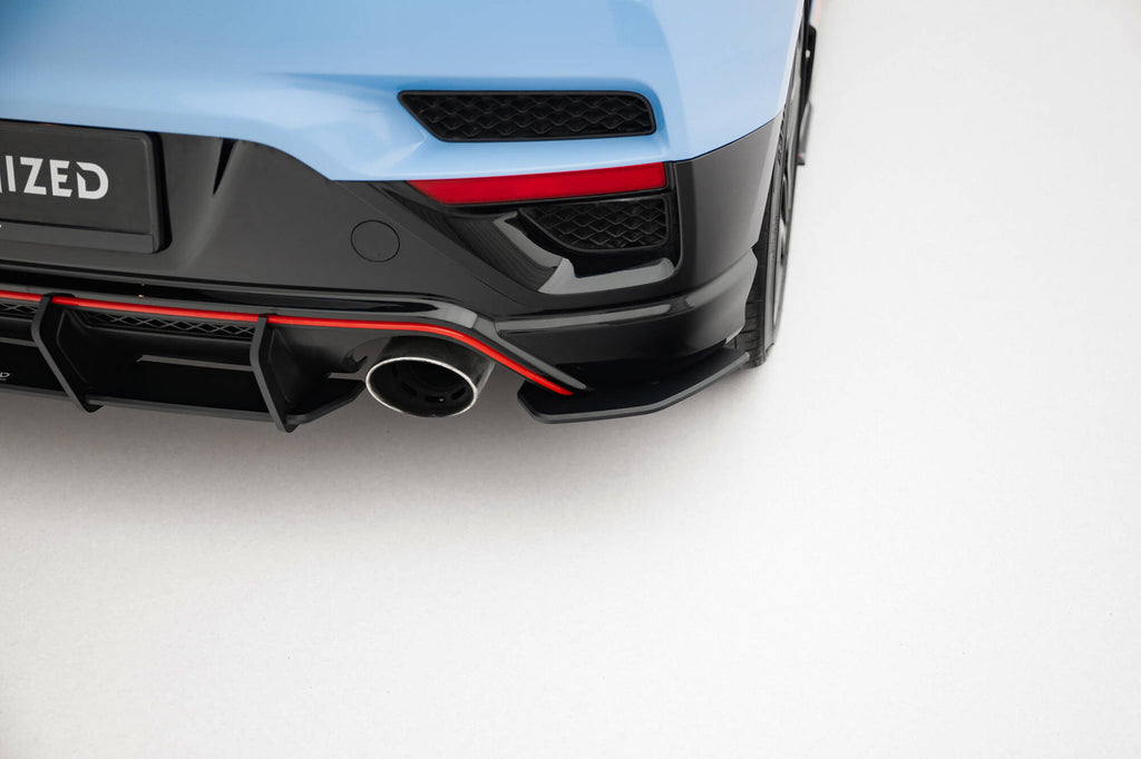 Street pro rear side splitters  hyundai veloster n mk2