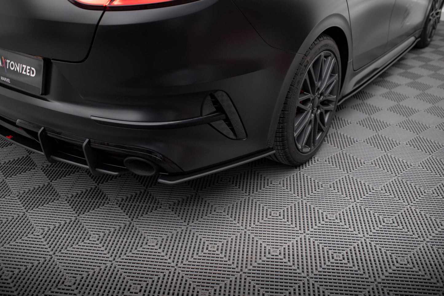 Street pro rear side splitters kia proceed gt mk1 facelift