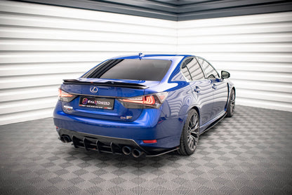 Street pro rear side splitters lexus gs f mk4 facelift